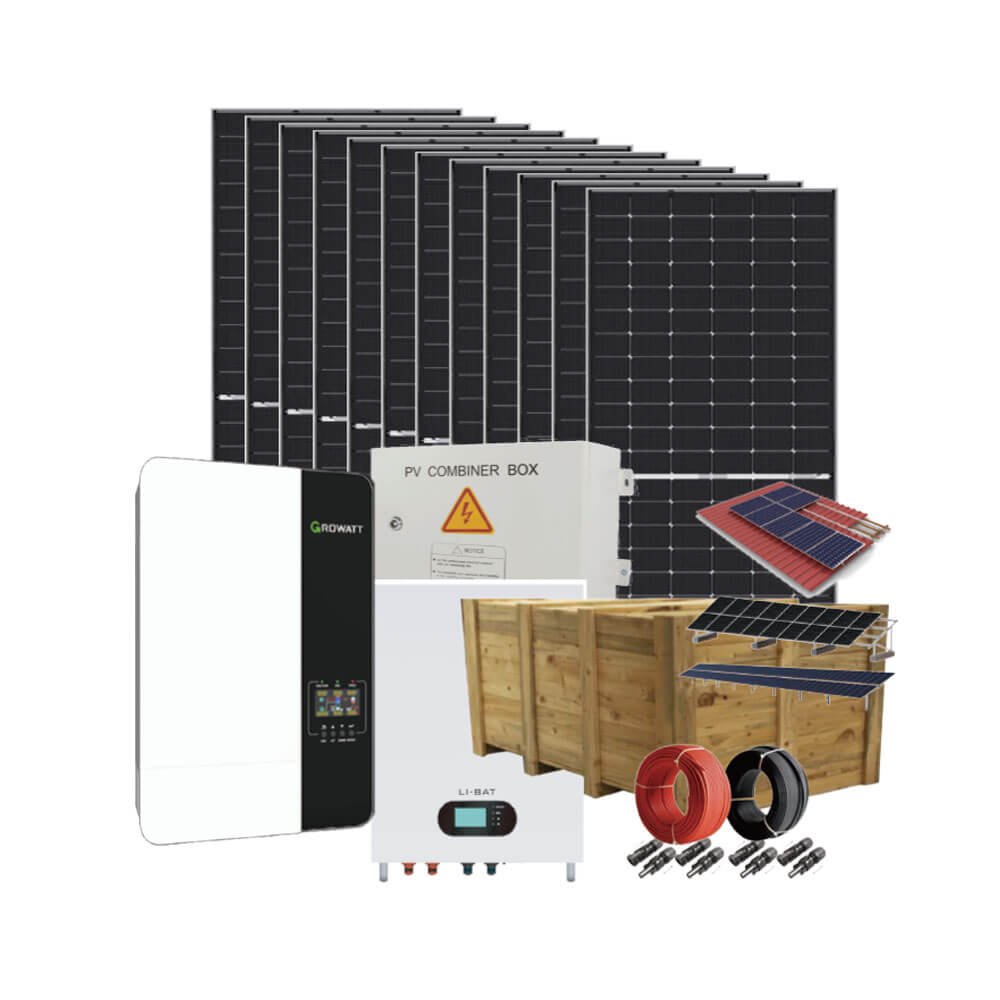 1.Maxbosolar 5kW Off-Grid Solar System kit: 
